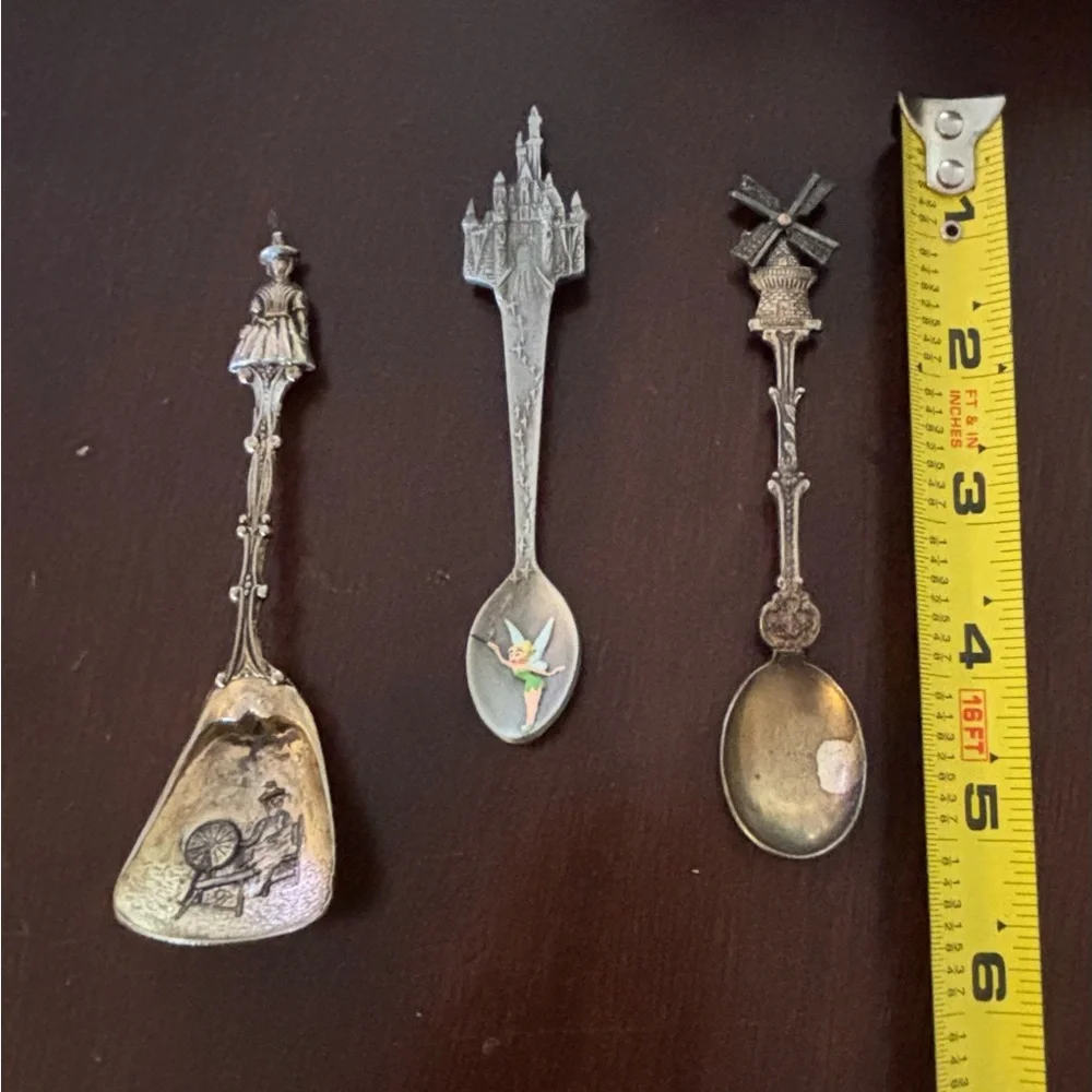 Silver Collectible Spoons Set of Three